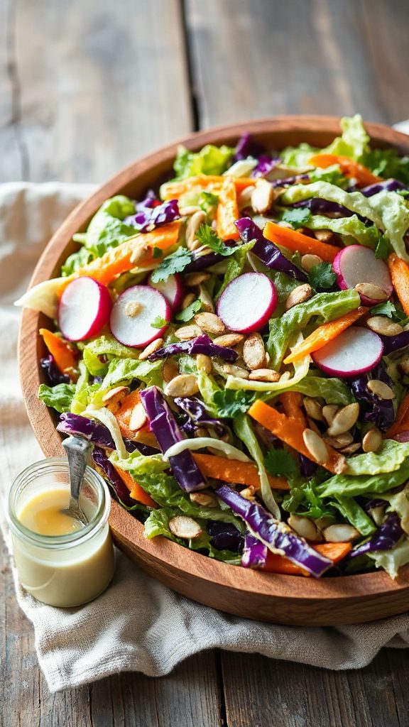 fall inspired crunchy coleslaw