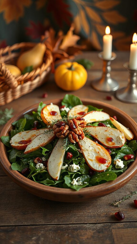 fall inspired gourmet salad