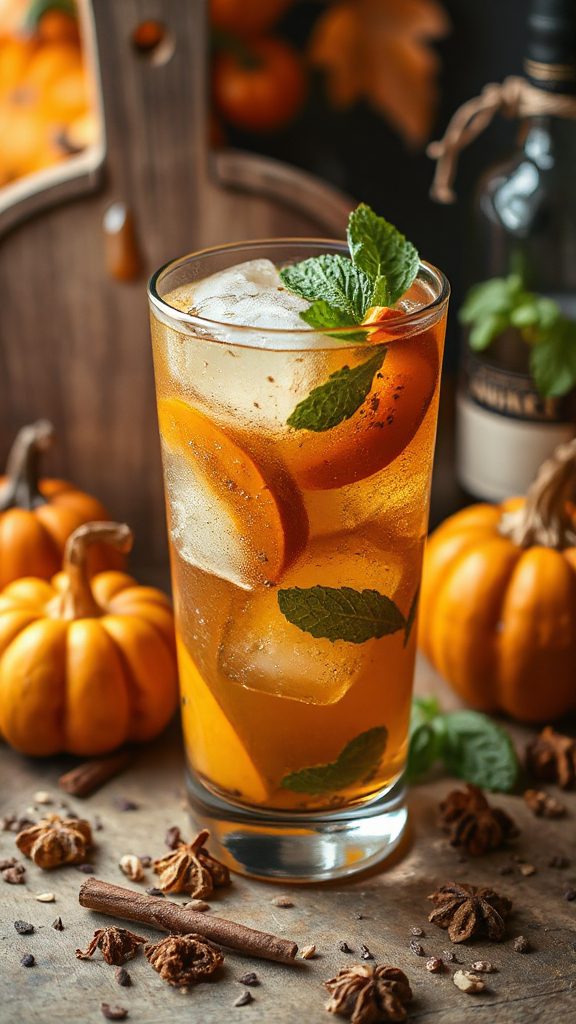 fall inspired pumpkin mojito recipe
