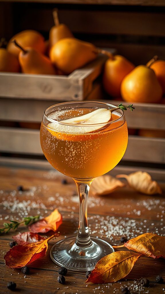 fall inspired spiced cocktail delight
