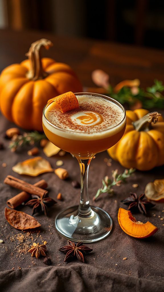 fall inspired warming cocktail