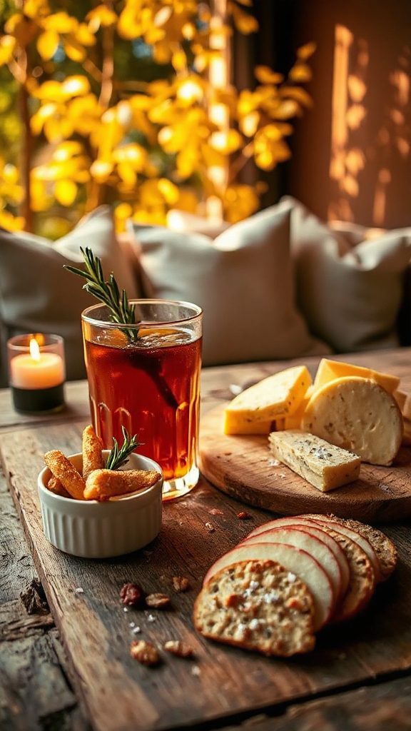 fall snack cocktail pairing fall snack cocktail pairing