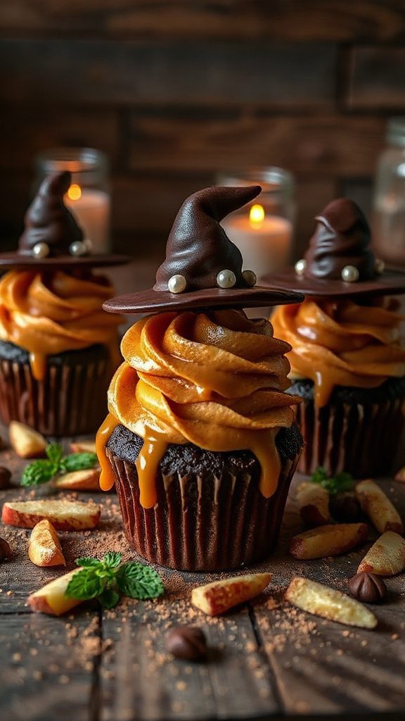 fall themed cupcake delight