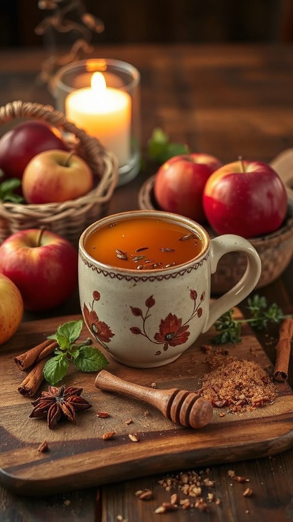 festive ajwain apple cider