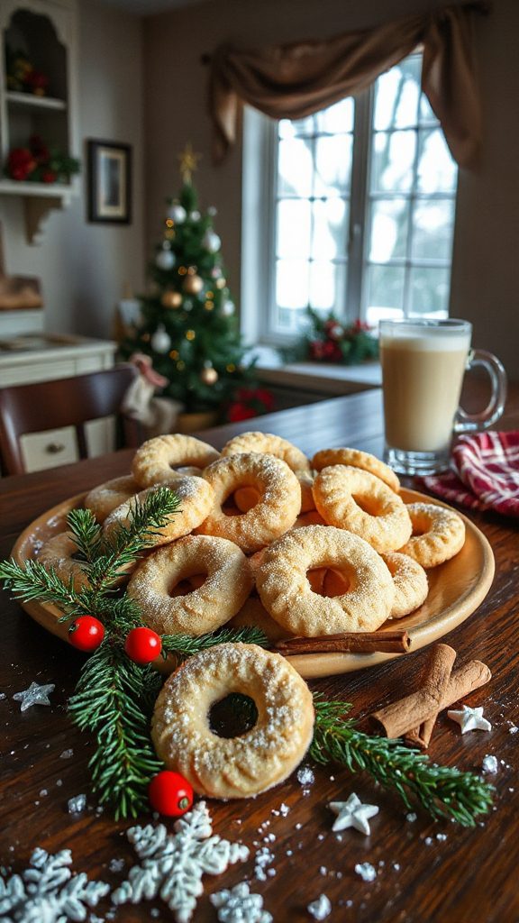 festive almond flour cookies