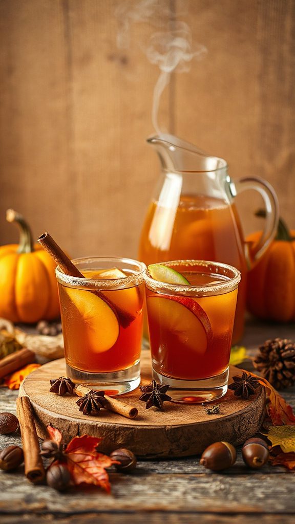 festive apple cider cocktail festive apple cider cocktail