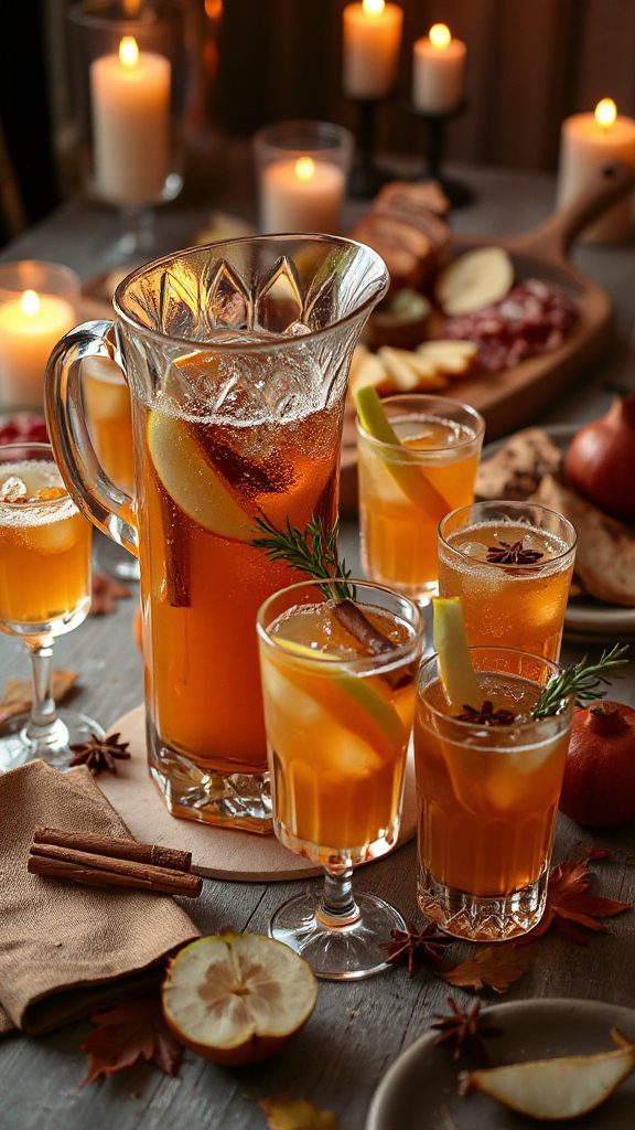 festive apple cider cocktail