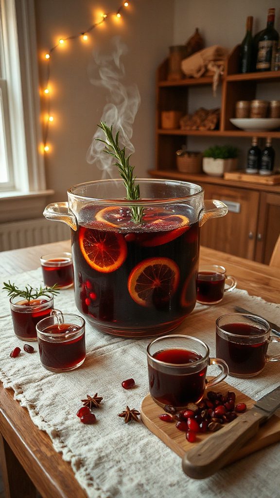 festive aromatic mulled wine festive aromatic mulled wine