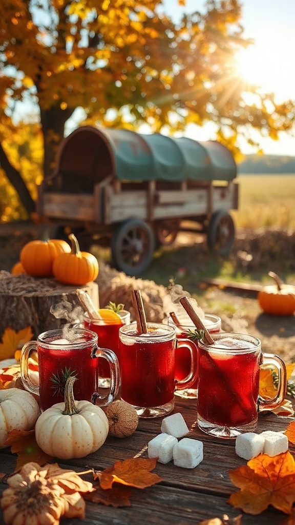 festive autumn spiced punch