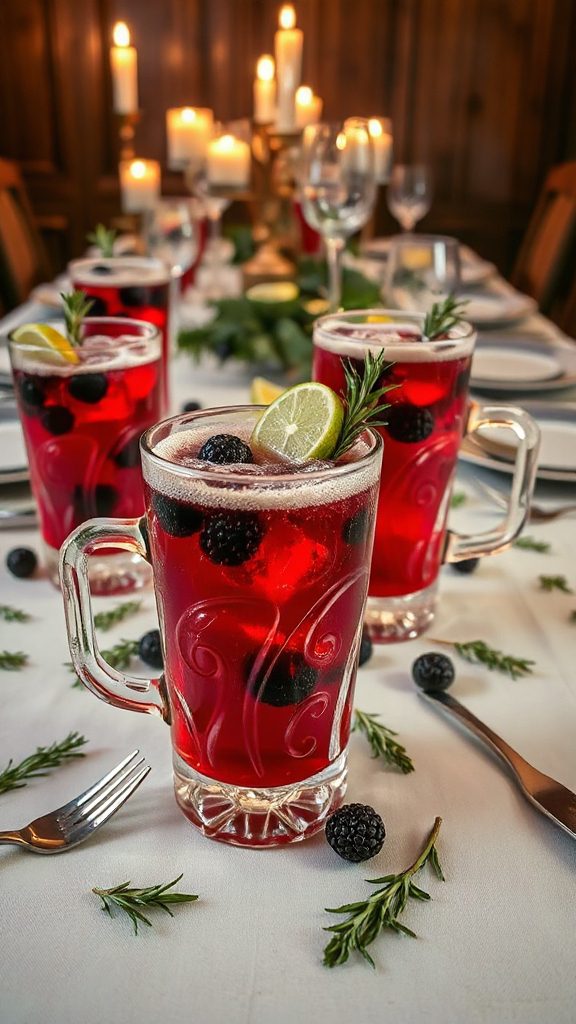 festive blackberry rosemary cocktail festive blackberry rosemary cocktail