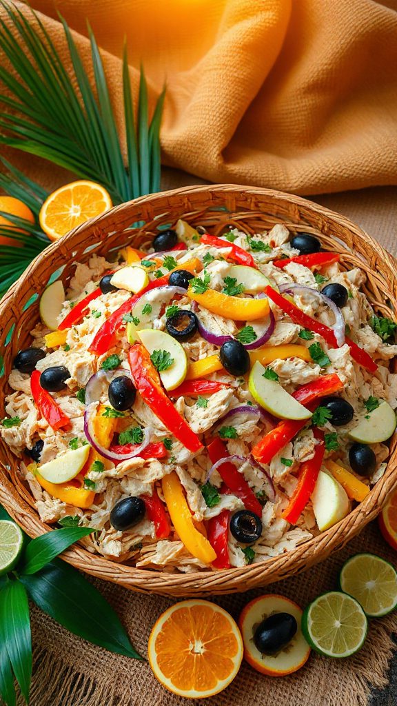 festive brazilian chicken salad festive brazilian chicken salad