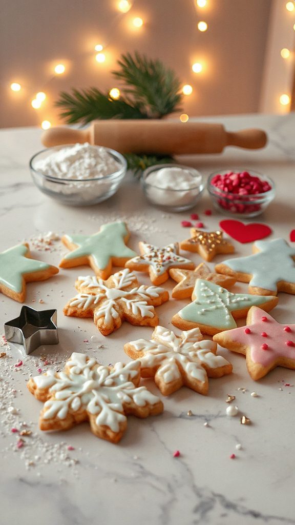 festive butter cookie shapes