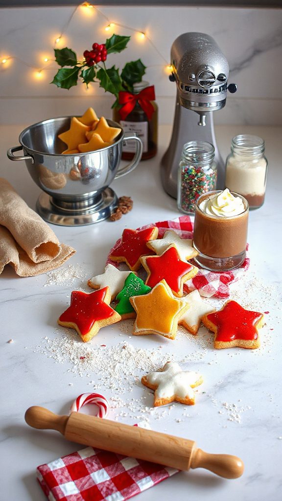 festive buttery cookie shapes
