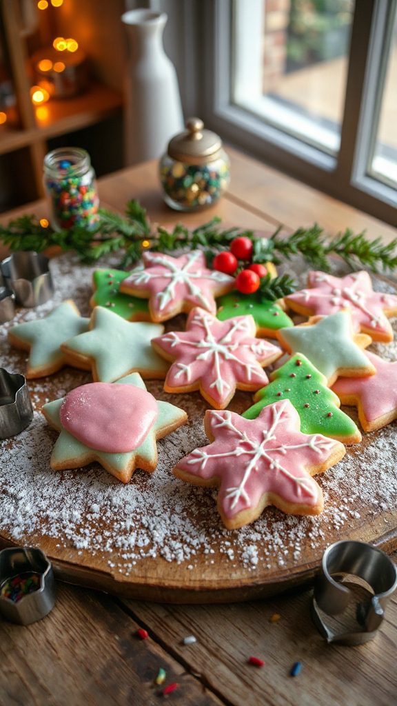 festive buttery holiday cookies