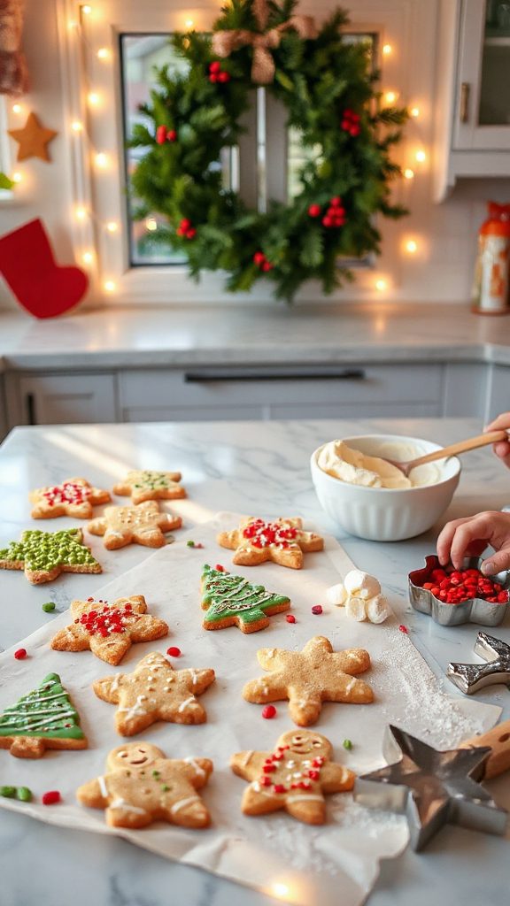 festive buttery holiday cookies