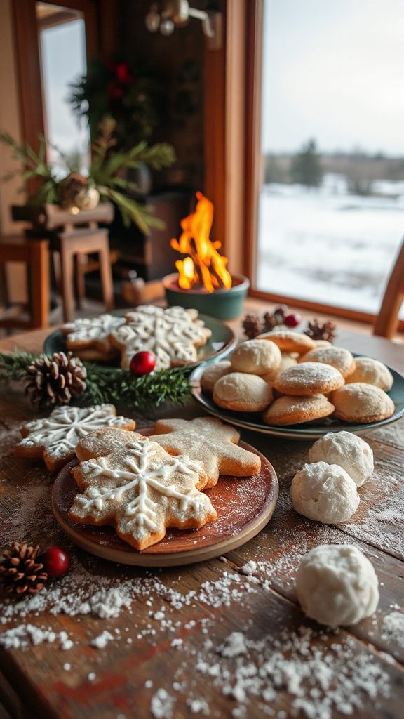 festive buttery snowy cookies festive buttery snowy cookies