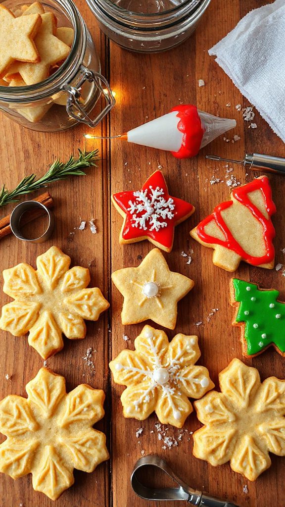festive buttery spritz cookies