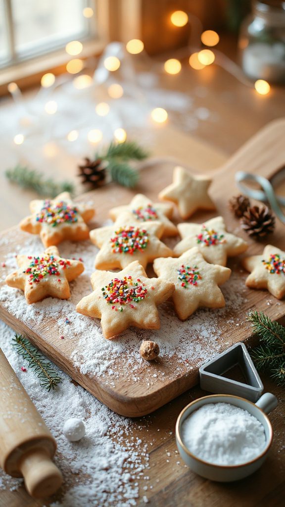 festive buttery spritz cookies
