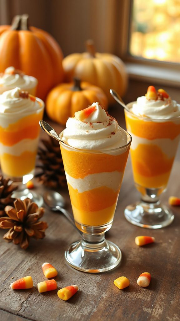 festive candy corn dessert festive candy corn dessert