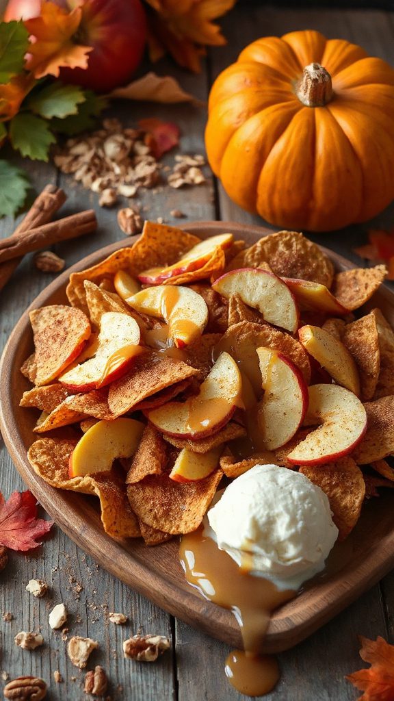 festive caramel apple nachos festive caramel apple nachos