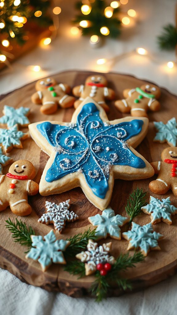 festive christmas light cookies