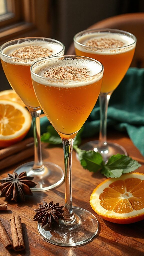 festive cinnamon rum punch