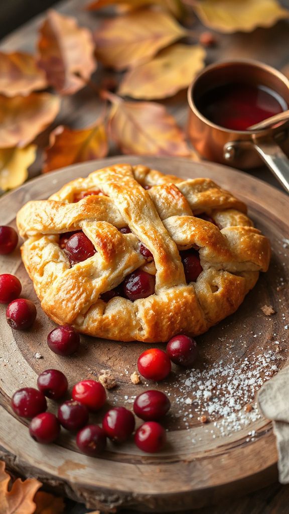 festive cranberry apple pastries