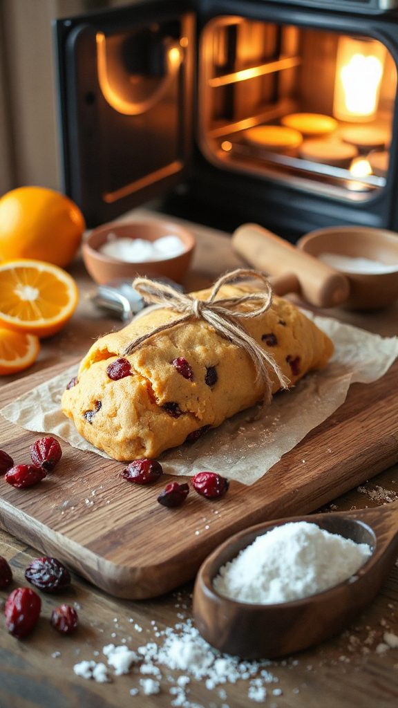 festive cranberry orange cookies