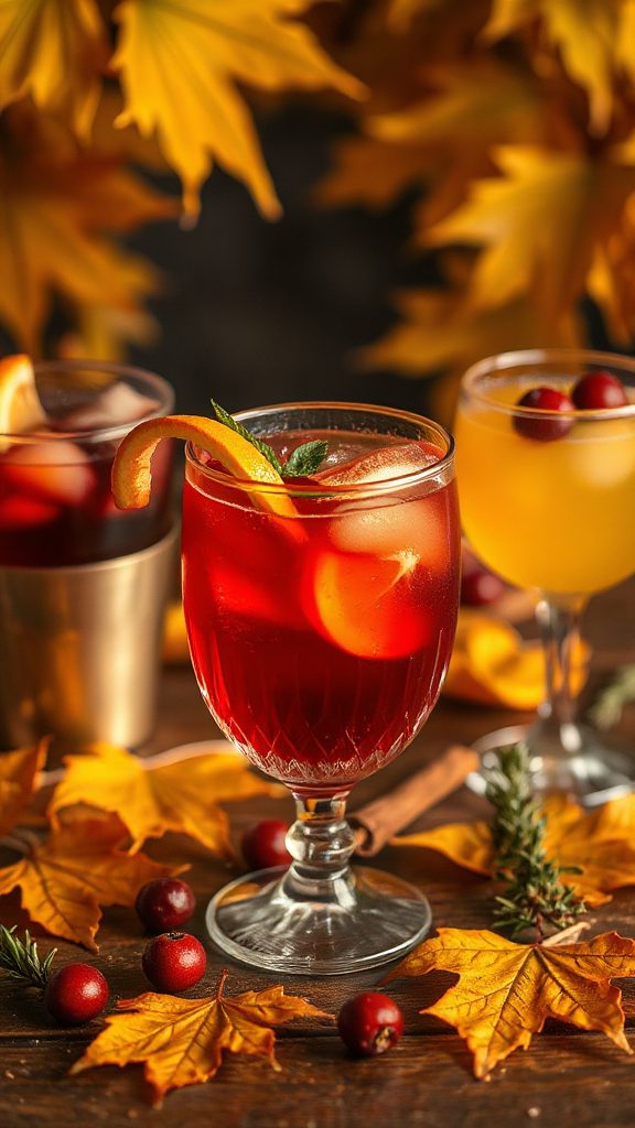 festive cranberry orange julep