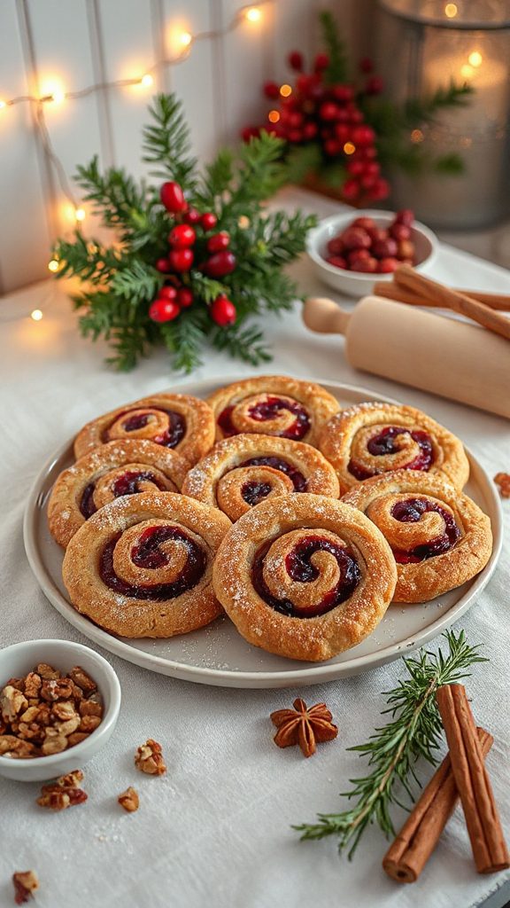 festive cranberry rugelach cookies festive cranberry rugelach cookies