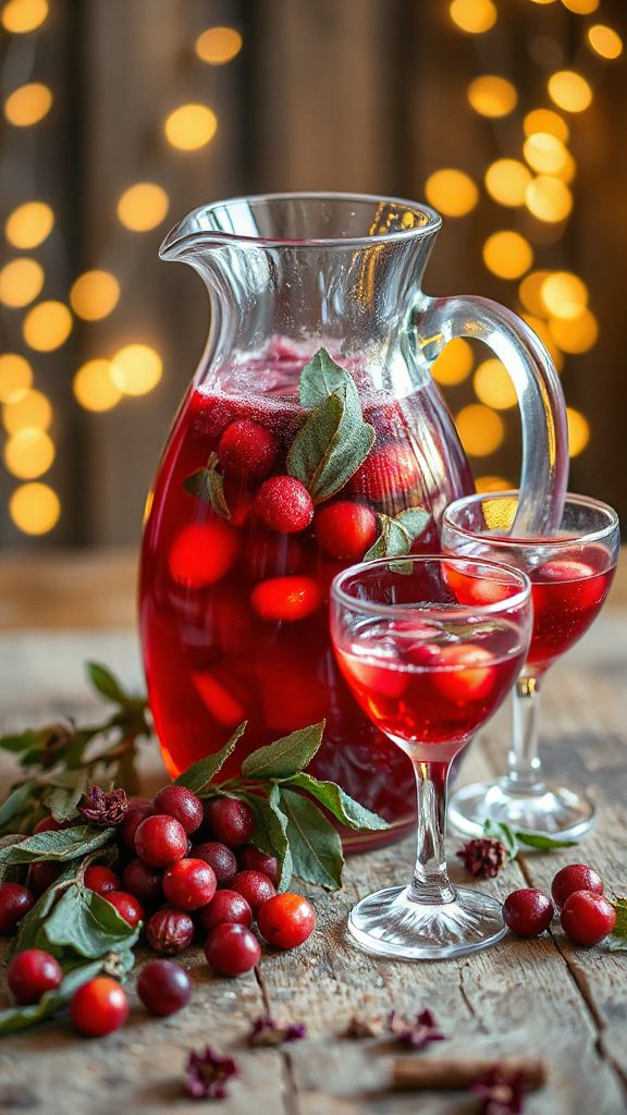 festive cranberry sage punch festive cranberry sage punch