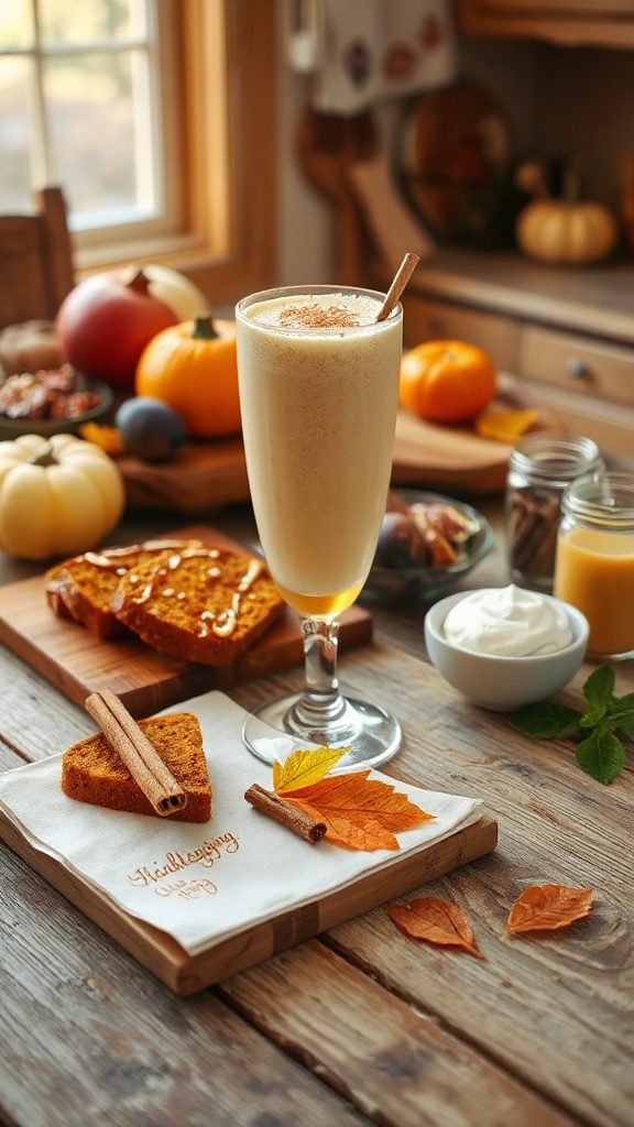 festive creamy breakfast smoothie festive creamy breakfast smoothie