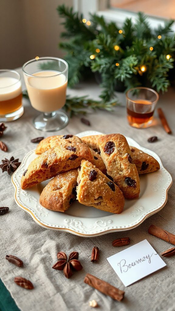 festive eggnog bourbon biscotti festive eggnog bourbon biscotti