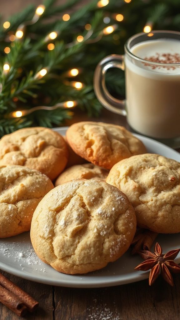 festive eggnog flavored cookies festive eggnog flavored cookies
