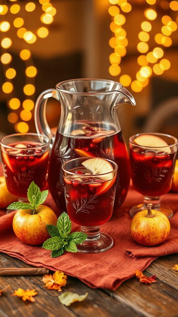 festive fall fruit punch
