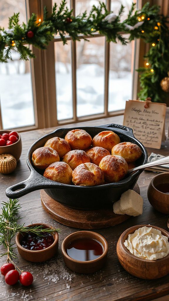 festive filled pancake treats