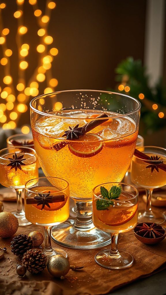 festive fizzy nutmeg punch