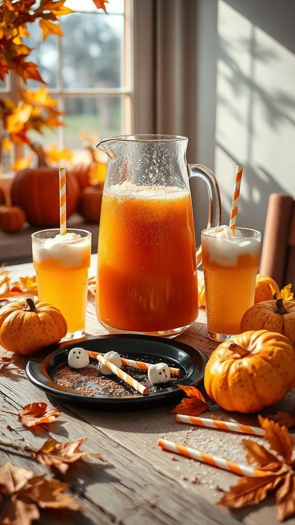 festive fizzy pumpkin drink festive fizzy pumpkin drink