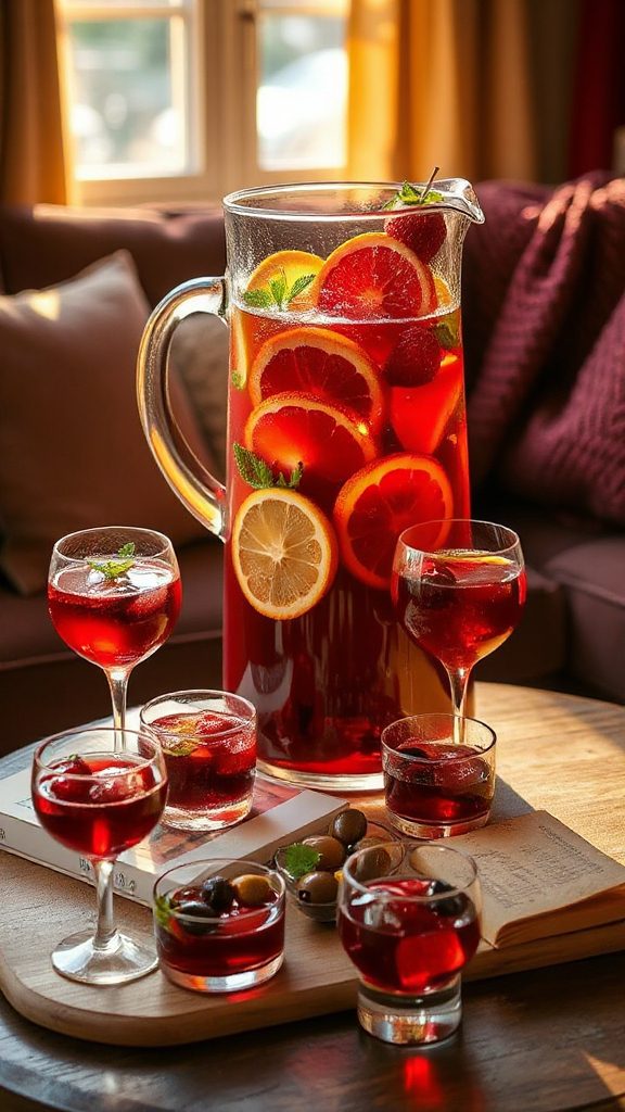 festive fruit infused cocktail festive fruit infused cocktail