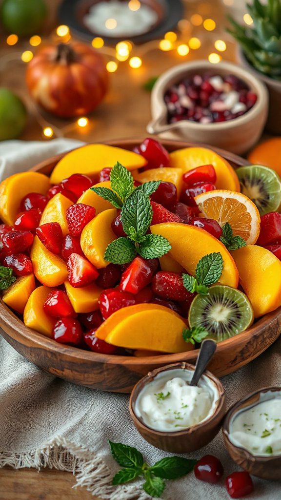 festive fruit salad dressing