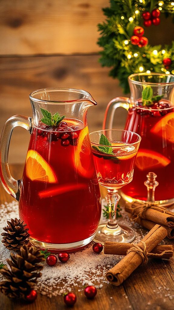 festive fruity holiday punch