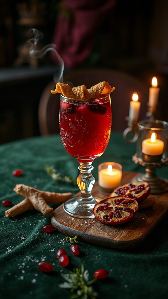 festive gingerbread berry cocktail festive gingerbread berry cocktail