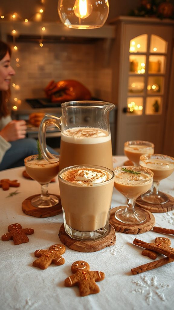 festive gingerbread cocktail delight