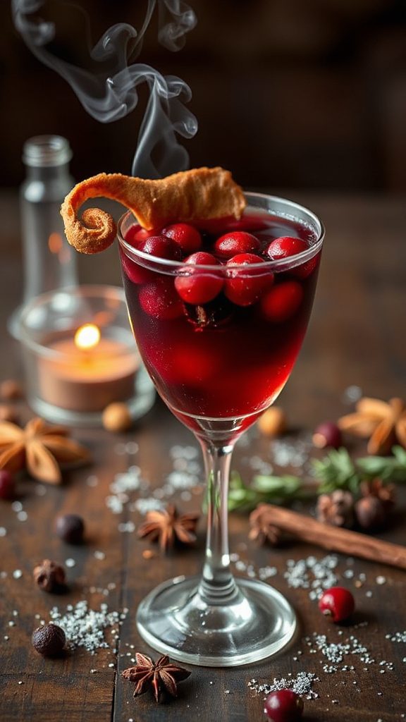 festive gingerbread cocktail presentation festive gingerbread cocktail presentation