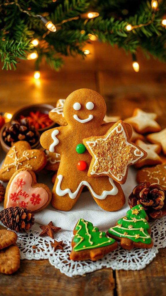 festive gingerbread holiday cookies festive gingerbread holiday cookies