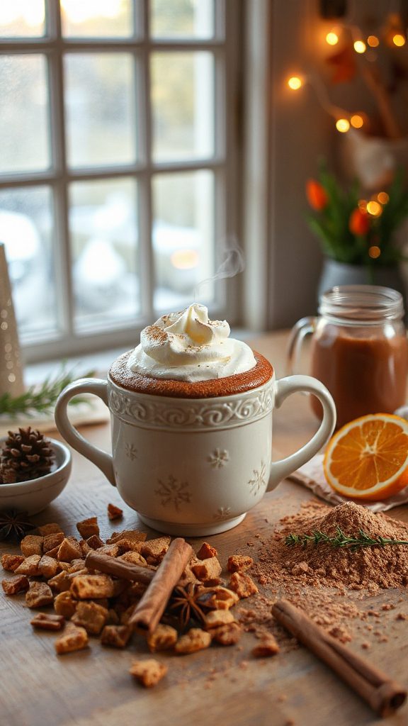 festive gingerbread hot chocolate festive gingerbread hot chocolate