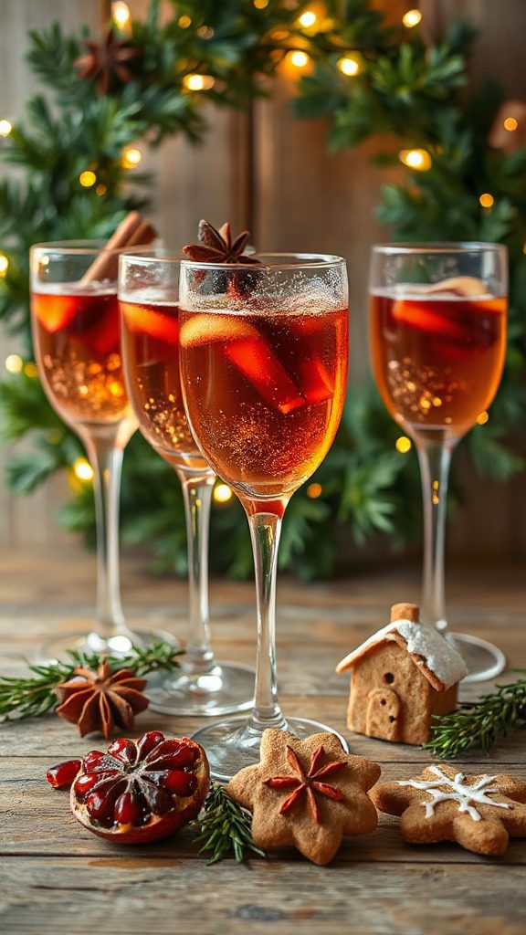 festive gingerbread wine mix