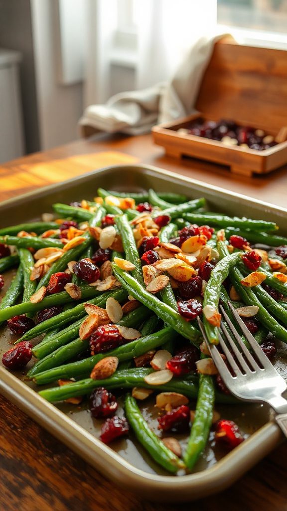 festive green bean side dish