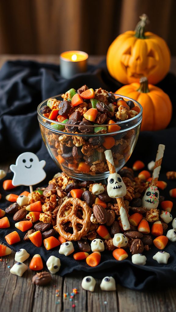 festive halloween chocolate treats