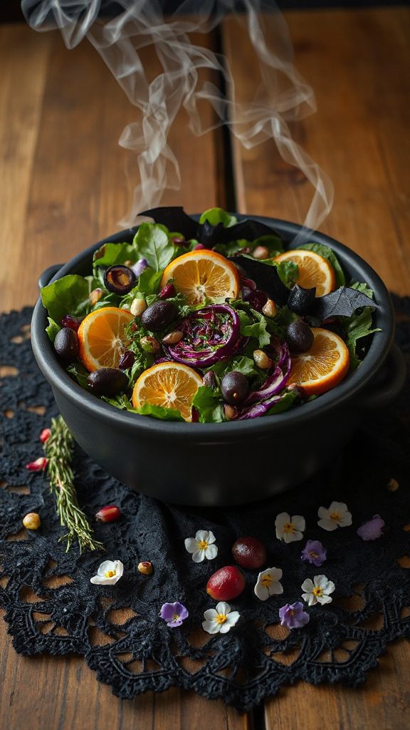 festive halloween salad recipe